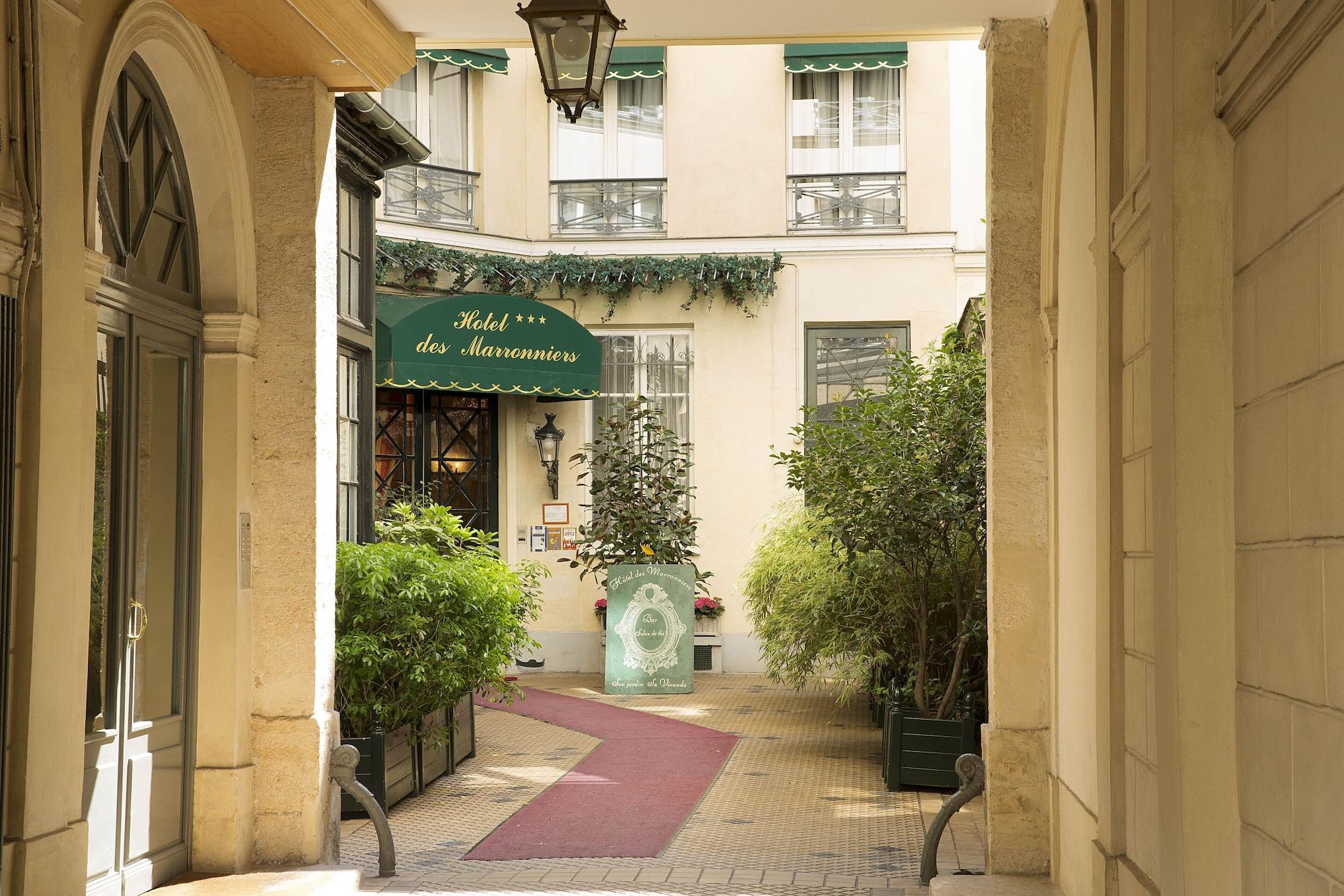 Hotel Des Marronniers París Exterior foto